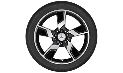 Колесный диск 9J×18 ET54 для Mercedes-Benz W212, задняя ось, чёрный — фото 2