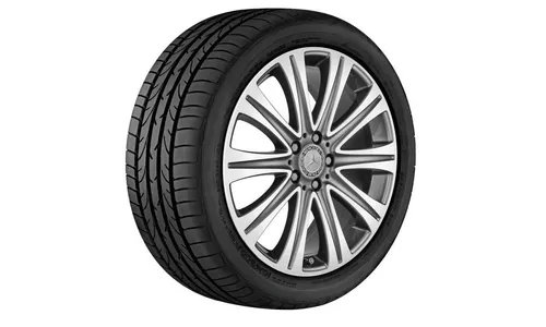 Колесный диск 8J×19 ET43 для Mercedes-Benz E-Class 213 / E-Class 238, передняя и задняя оси, серый металлик Tremolite, с алмазной проточкой, 10 спиц — фото 2