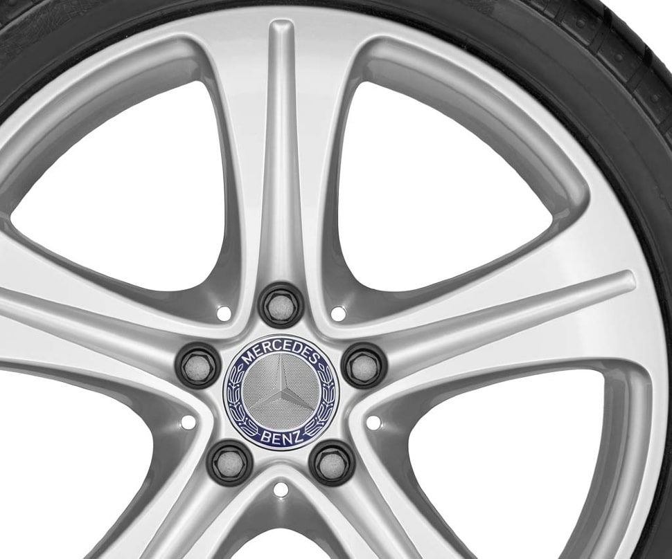 Колесный диск 7,5J×17 ET40 для Mercedes-Benz A238/C238/W213/S213/V213, передняя и задняя оси, ванадиево-серебристый, 5 спиц — фото 3