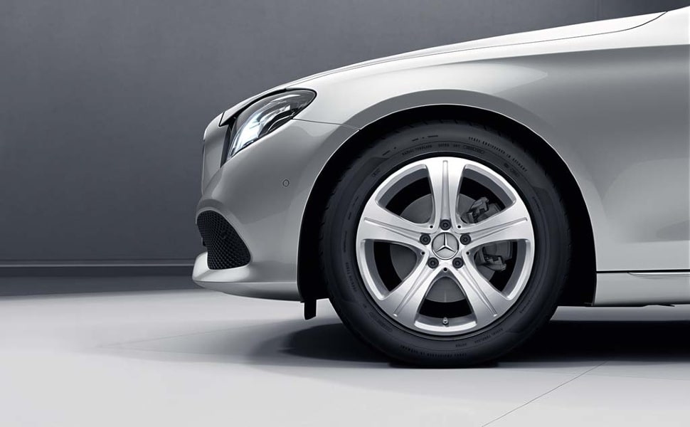 Колесный диск 7,5J×17 ET40 для Mercedes-Benz A238/C238/W213/S213/V213, передняя и задняя оси, ванадиево-серебристый, 5 спиц — фото 4