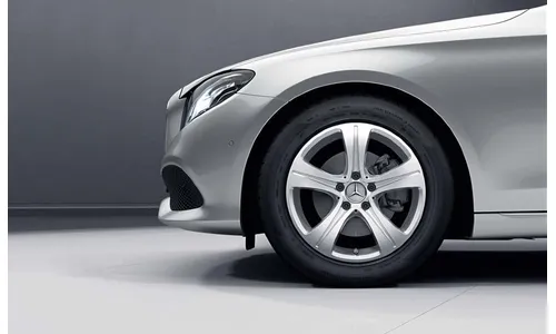 Колесный диск 7,5J×17 ET40 для Mercedes-Benz A238/C238/W213/S213/V213, передняя и задняя оси, ванадиево-серебристый, 5 спиц — фото 4