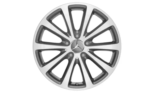 Колесный диск 7,5J×17 ET40 для Mercedes-Benz E-Class 213 / E-Class 238, передняя и задняя оси, серый Himalaya, 10 спиц — фото 1