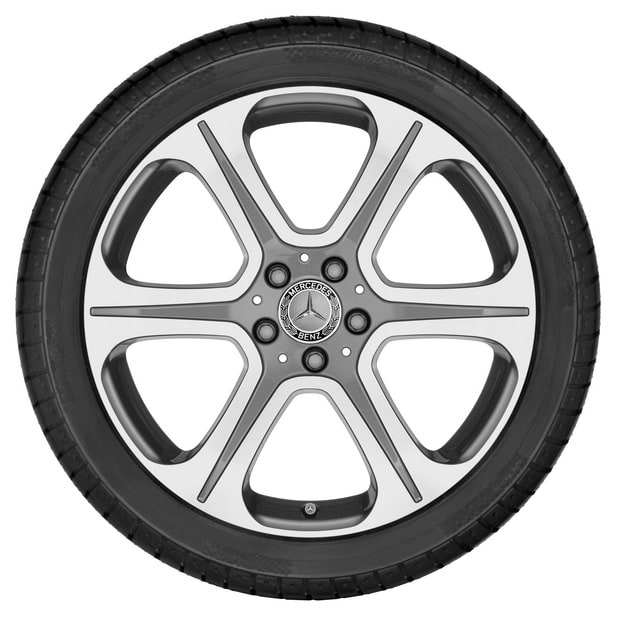 Колесный диск 9J×19 ET53 для Mercedes-Benz E-Class 213 / E-Class 238, задняя ось, серый металлик Tremolite, 6 спиц — фото 2