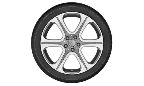 Колесный диск 9J×19 ET53 для Mercedes-Benz E-Class 213 / E-Class 238, задняя ось, серый металлик Tremolite, 6 спиц — фото 2