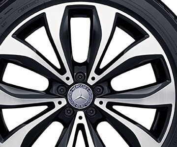 Колесный диск 9,5J×20 ET50 для Mercedes-Benz E-Class 213, задняя ось, серый металлик Tremolite, 5 двойных спиц — фото 4