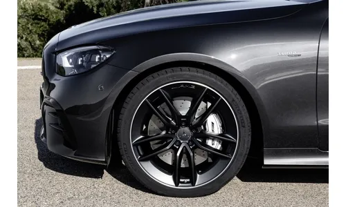 Колесный диск AMG 8J×20 ET20 для Mercedes-Benz A238/C238/S213/W213, передняя ось, чёрный, матовый, 5 двойных спиц — фото 5