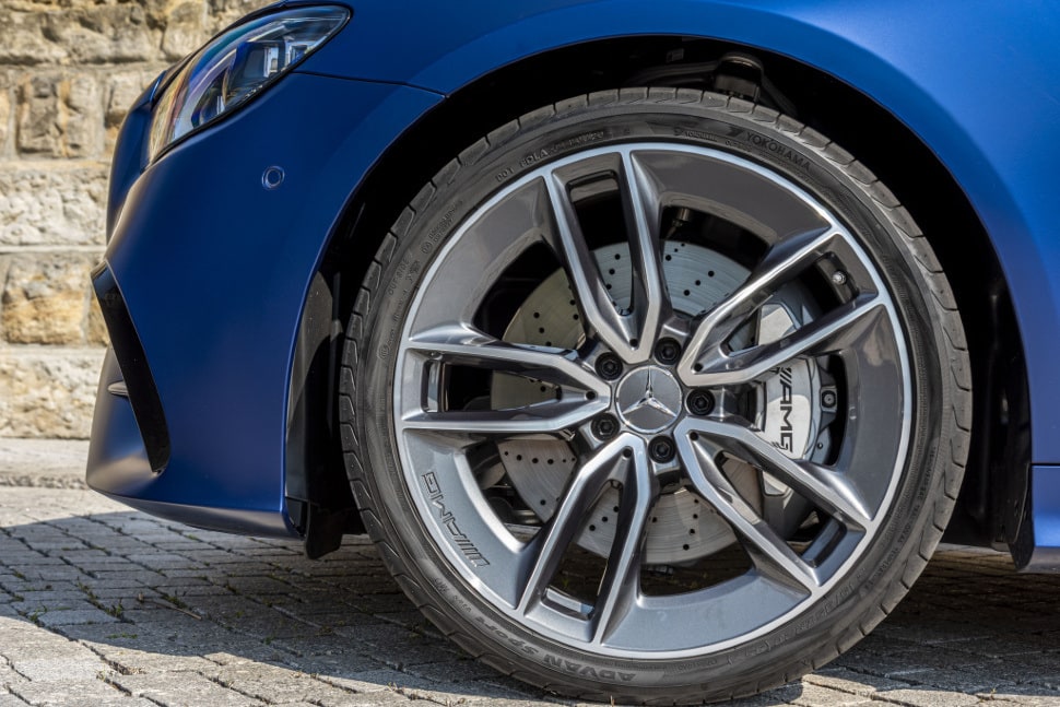 Колесный диск AMG 8J×20 ET20 для Mercedes-Benz A238/C238/S213/W213, передняя ось, танталово-серый, 5 двойных спиц — фото 4