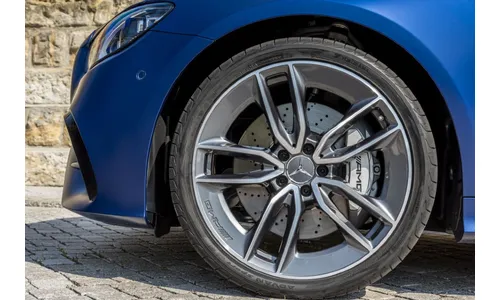 Колесный диск AMG 8J×20 ET20 для Mercedes-Benz A238/C238/S213/W213, передняя ось, танталово-серый, 5 двойных спиц — фото 4