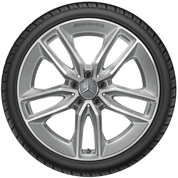 Колесный диск AMG 9J×20 ET49 для Mercedes-Benz E-Class 213 / E-Class 238, задняя ось, серый металлик Tremolite — фото 4