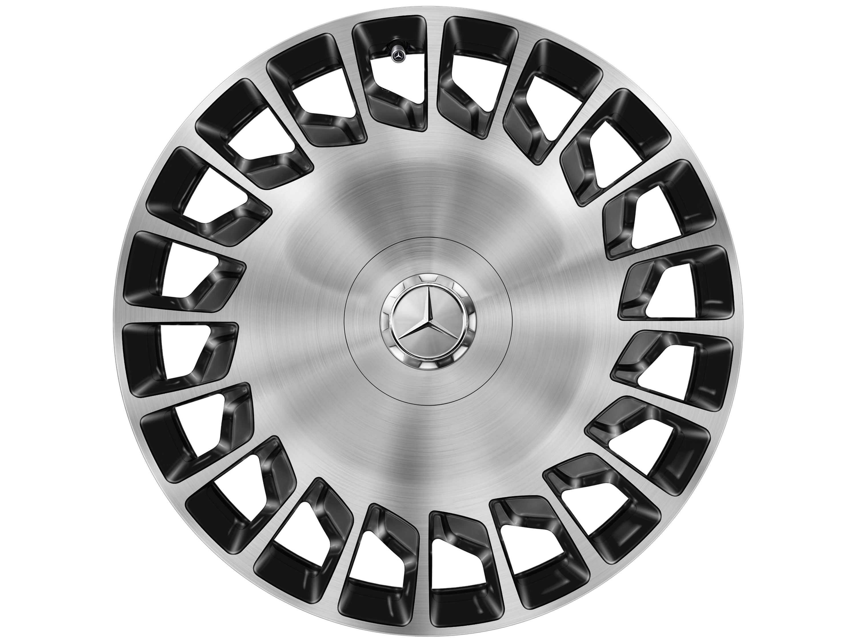 Колесный диск 8,5J×20 ET38 для Mercedes-Benz S-Class 217 / S-Class 222, передняя ось, черный / серебристый — фото 1