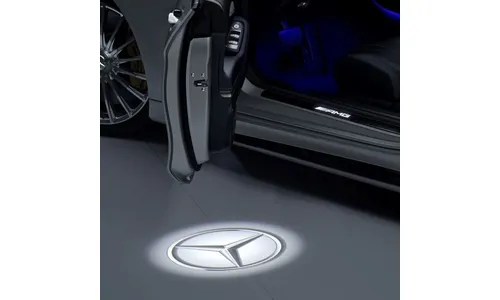 Дверные LED-проекторы, звезда, комплект 2 шт., Mercedes-Benz CLA C118 / CLS C257 — фото 1