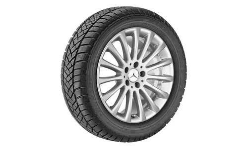 Колесный диск 8,5J×18 ET34,5 для Mercedes-Benz C218, передняя и задняя оси, титаново-серебристый — фото 2