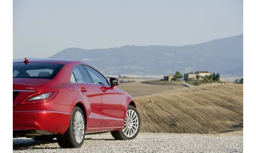 Колесный диск 9,5J×18 ET48 для Mercedes-Benz C218/X218, задняя ось, титаново-серебристый, многоспицевый — фото 4