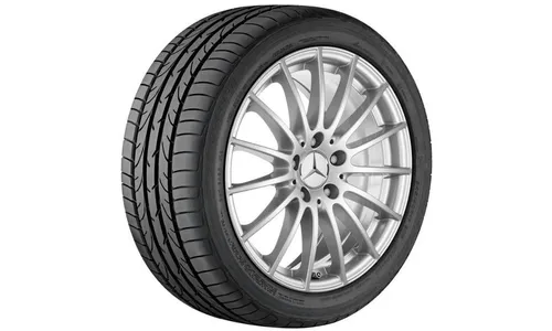 Колесный диск 8,5J×18 ET34,5 для Mercedes-Benz CLS 218, передняя и задняя оси, серебристый Vanadium Silver, многоспицевый — фото 1
