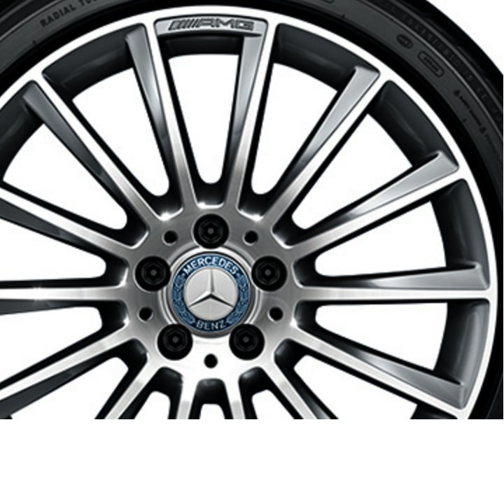 Колесный диск AMG 8,5J×19 ET34,5 для Mercedes-Benz CLS 218, передняя ось, титаново-серый, многоспицевый — фото 3