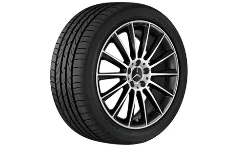 Колесный диск AMG 8,5J×19 ET34,5 для Mercedes-Benz R231, передняя ось, чёрный — фото 1