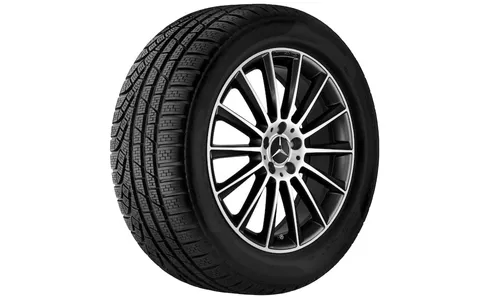 Колесный диск AMG 8,5J×19 ET34,5 для Mercedes-Benz R231, передняя ось, чёрный — фото 2