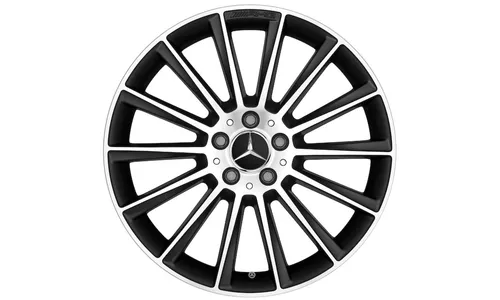 Колесный диск AMG 8,5J×19 ET34,5 для Mercedes-Benz R231, передняя ось, чёрный — фото 4