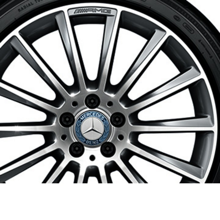 Колесный диск AMG 9,5J×19 ET48 для Mercedes-Benz CLS 218, задняя ось, титаново-серый, многоспицевый — фото 3