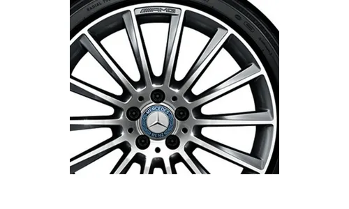 Колесный диск AMG 9,5J×19 ET48 для Mercedes-Benz CLS 218, задняя ось, титаново-серый, многоспицевый — фото 3