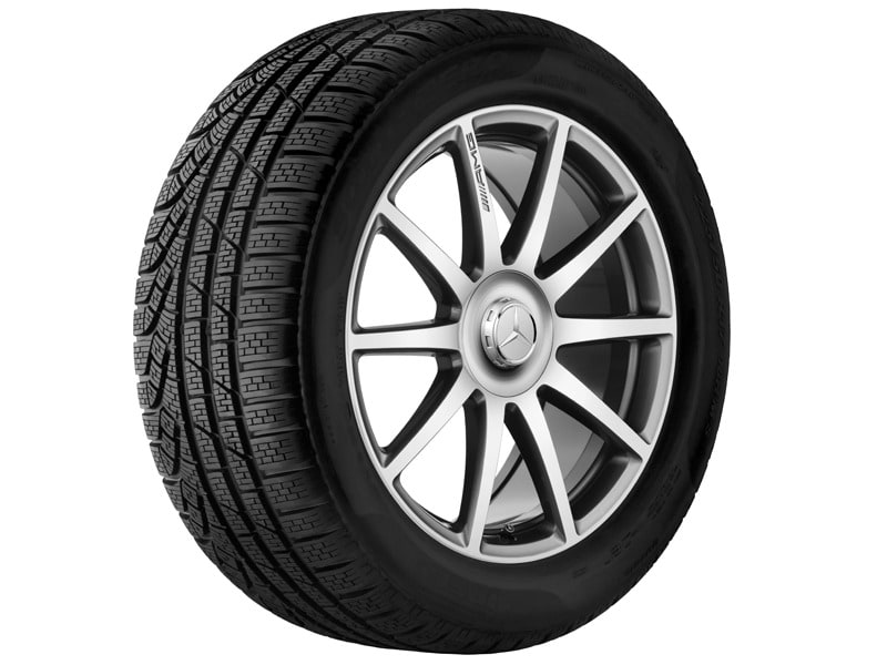 Колесный диск AMG 8,5J×20 ET39 для Mercedes-Benz S-Class 217 / S-Class 222, передняя ось, титаново-серый, 10 спиц — фото 3