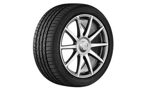 Колесный диск AMG 8,5J×20 ET39 для Mercedes-Benz S-Class 217 / S-Class 222, передняя ось, титаново-серый, 10 спиц — фото 4