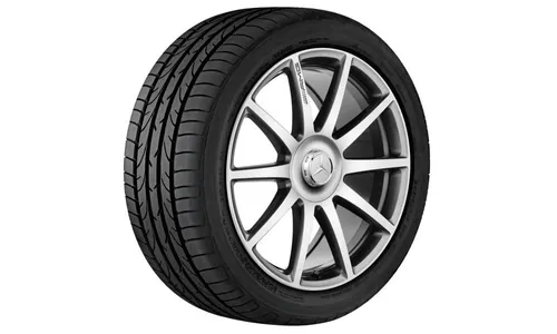 Колесный диск AMG 9,5J×20 ET39 для Mercedes-Benz S-Class 217 / S-Class 222, задняя ось, титаново-серый, 10 спиц — фото 1