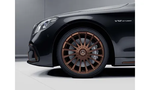 Колесный диск AMG 8,5J×20 ET39 для Mercedes-Benz A217/C217/V222, передняя ось, бронзовый, многоспицевый — фото 1