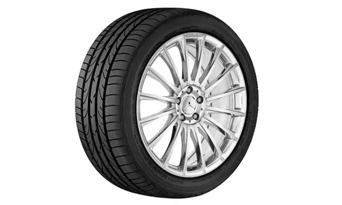 Колесный диск AMG 9,5J×20 ET39 для Mercedes-Benz S-Class 217 / S-Class 222, задняя ось, титаново-серый, многоспицевый — фото 4
