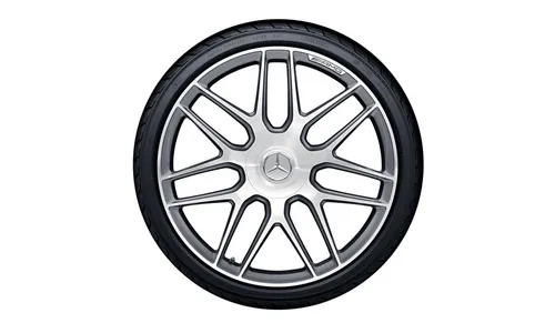 Колесный диск AMG 9,5J×20 ET39 для Mercedes-Benz S-Class 217 / S-Class 222, задняя ось, титаново-серый — фото 1