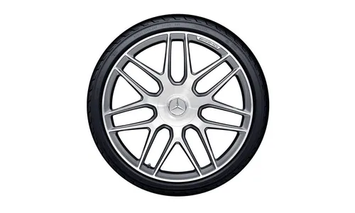 Колесный диск AMG 9,5J×20 ET39 для Mercedes-Benz S-Class 217 / S-Class 222, задняя ось, титаново-серый — фото 2