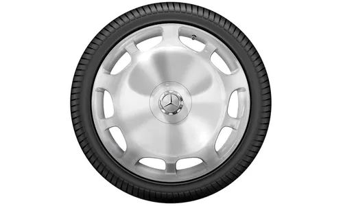 Колесный диск 8,5J×20 ET36 для Mercedes-Benz S-Class 217 / S-Class 222, передняя ось, серебристый, 10 декоративных отверстий — фото 3