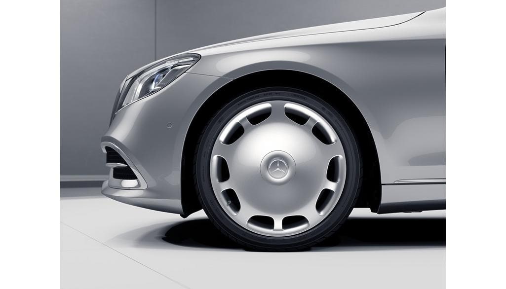 Колесный диск 8,5J×20 ET36 для Mercedes-Benz S-Class 217 / S-Class 222, передняя ось, серебристый, 10 декоративных отверстий — фото 4