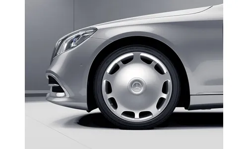 Колесный диск 9,5J×20 ET43,5 для Mercedes-Benz S-Class 217 / S-Class 222, задняя ось, серебристый, 10 декоративных отверстий — фото 1