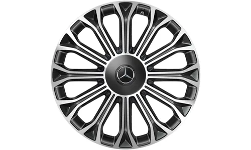 Колесный диск 8,5J×20 ET36 для Mercedes-Benz S-Class 222, передняя ось, черный, с алмазной проточкой, 12 спиц — фото 2