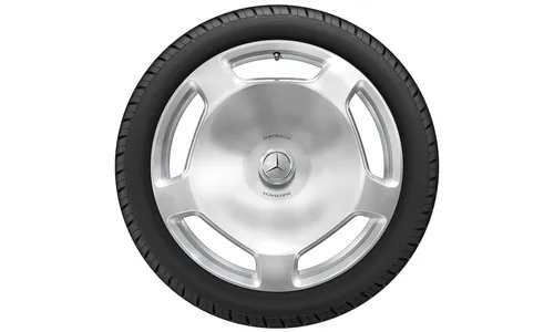 Колесный диск 9J×20 ET34 для Mercedes-Benz W223, передняя и задняя оси, серебристый, 5 декоративных отверстий — фото 3