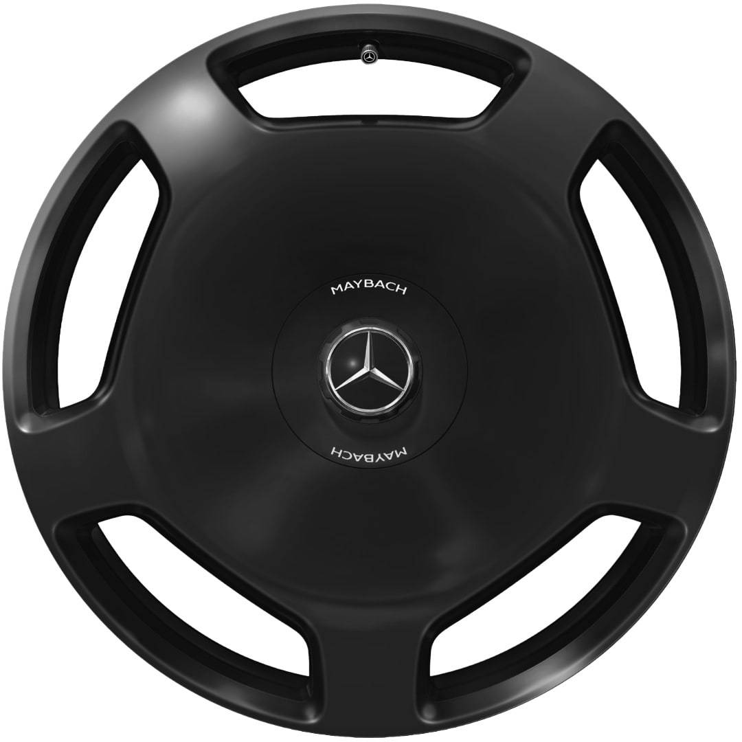 Колесный диск 10J×20 ET48,1 для Mercedes-Benz S-Class 223, задняя ось, черный, 5 декоративных отверстий — фото 1