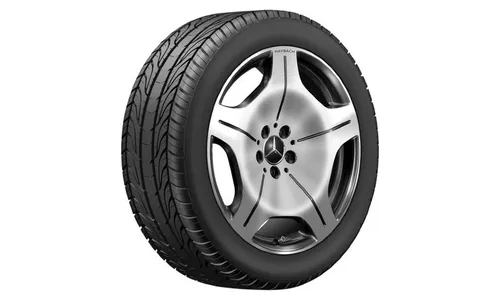 Колесный диск 8,5J×19 ET31,5 для Mercedes-Benz Z223, передняя и задняя оси, чёрный, 5 декоративных отверстий — фото 1