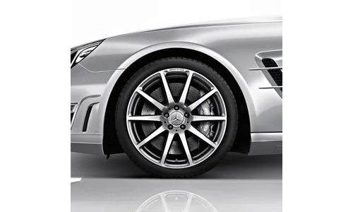 Колесный диск AMG 9J×19 ET27 для Mercedes-Benz SL 231, передняя ось, титаново-серый, 10 спиц — фото 2