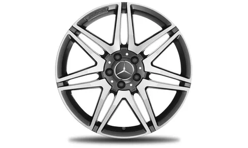 Колесный диск AMG 8,5J×19 ET35,5 для Mercedes-Benz CLS 218 / SL 231, передняя ось, титаново-серый, с алмазной проточкой — фото 1