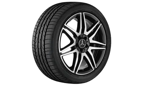 Колесный диск AMG 8,5J×19 ET35,5 для Mercedes-Benz CLS 218 / SL 231, передняя ось, черный, многоспицевый — фото 1