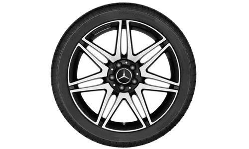 Колесный диск AMG 8,5J×19 ET35,5 для Mercedes-Benz CLS 218 / SL 231, передняя ось, черный, многоспицевый — фото 2