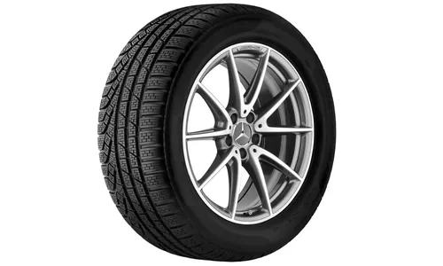 Колесный диск AMG 10J×19 ET48 для Mercedes-Benz SL 231, задняя ось, титаново-серый, 5 двойных спиц — фото 2