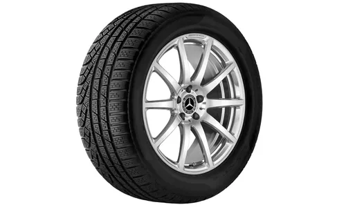 Колесный диск AMG 10J×20 ET48 для Mercedes-Benz SL 231, задняя ось, титаново-серый, полированный, 10 спиц — фото 2