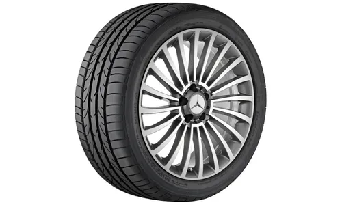 Колесный диск 9,5J×19 ET47,5 для Mercedes-Benz R231, задняя ось, палладиево-серебристый, многоспицевый — фото 1