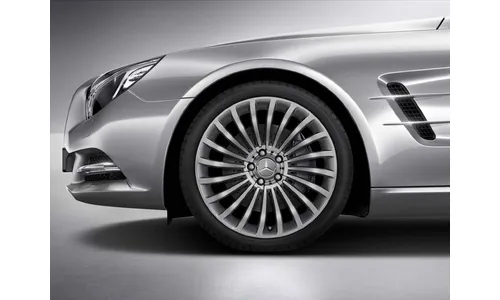 Колесный диск 9,5J×19 ET47,5 для Mercedes-Benz R231, задняя ось, палладиево-серебристый, многоспицевый — фото 3