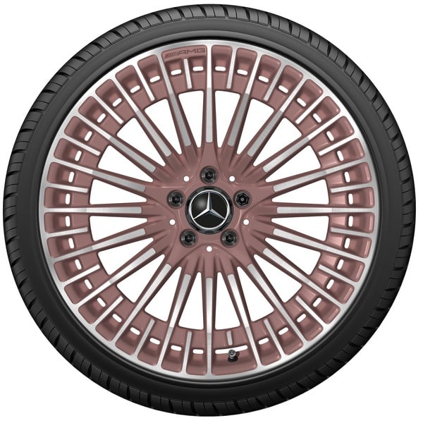 Колесный диск AMG 8,5J×20 ET50,5 для Mercedes-Benz EQA 243 / EQB 243, передняя и задняя оси, медный — фото 3