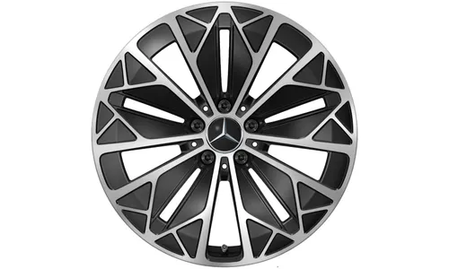 Колесный диск 7,5J×19 ET53,3 для Mercedes-Benz GLB 244 / GLB 248, передняя и задняя оси, черный, с алмазной проточкой, многоспицевый — фото 1