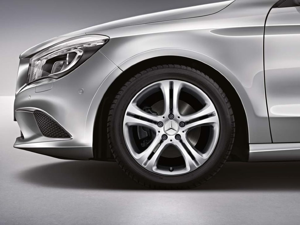 Колесный диск 7,5J×17 ET52,5 для Mercedes-Benz W176/W246/C117, передняя и задняя оси, титаново-серебристый — фото 4