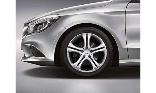 Колесный диск 7,5J×17 ET52,5 для Mercedes-Benz W176/W246/C117, передняя и задняя оси, титаново-серебристый — фото 4
